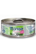 Monge Delicate 鮮味雞肉系列 (純鮮雞肉蘆筍) 貓罐頭 80g