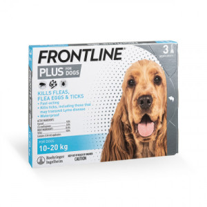 FRONTLINE Plus 殺蝨滴加強版 (10-20kg犬) 1.34ml x 3pcs