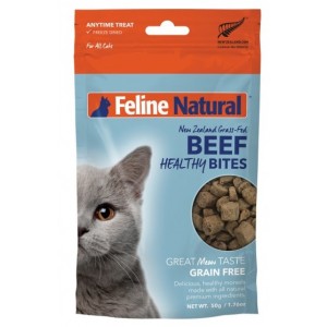 Feline Natural - 凍乾健康貓零食 (牛肉) 50g