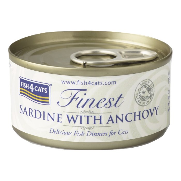 Fish4Cats Finest  沙甸魚&鳳尾魚罐頭 Sardine with Anchovy 70g 