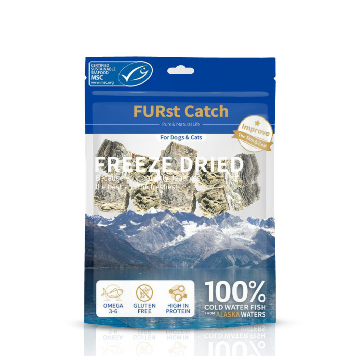 FURst Catch - 鱈魚皮結塊 100g 貓犬適用