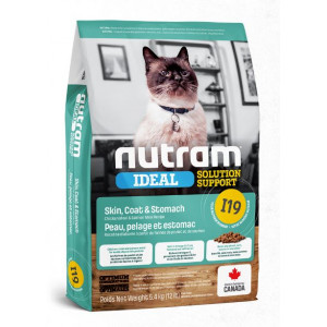 Nutram - I19 敏感腸胃、皮膚天然貓糧 5.4kg