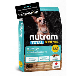 Nutram - T28 無薯無穀糧全犬糧 小型犬 (三文魚+鱒魚) 5.4 kg