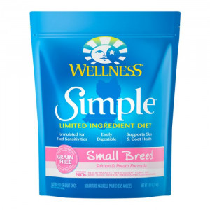 Wellness - SIMPLE 無穀物三文魚單一蛋白質 (小型成犬) 配方 10lb8oz