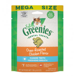 Greenies Feline 烤雞味潔齒餅 4.6oz