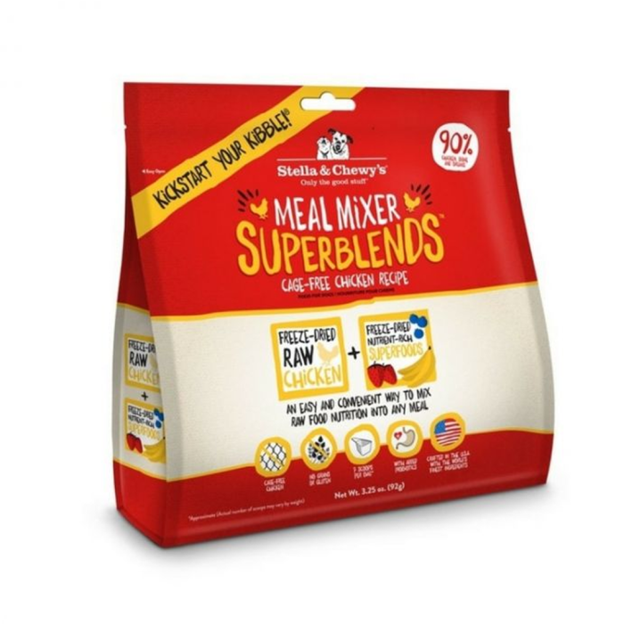 Stella & Chewy's 超級乾糧伴侶 - 放養雞配方 3.25 oz / 16 oz 
