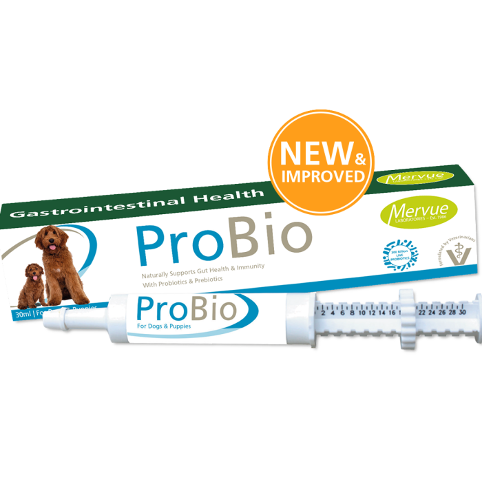 Mervue Pro-Bio 胃腸爽益生菌康復凝膏 30ml （犬用）