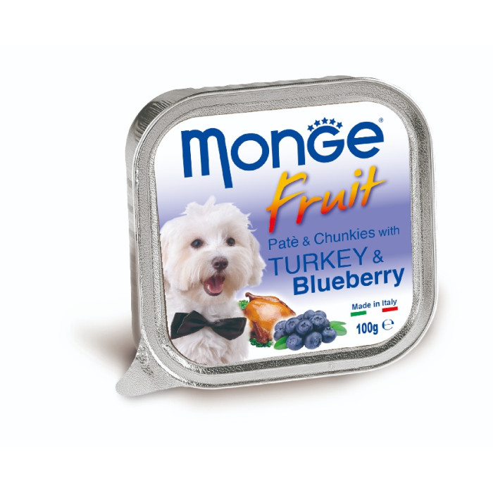 Monge Fresh 火雞藍莓狗餐盒 100g