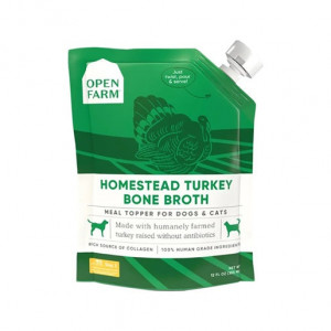 Open Farm 火雞鮮熬骨湯 Turkey Bone Broth Topper for Dogs & Cats 12oz