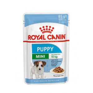 Royal Canin 法國皇家 - Mini Puppy 小型幼犬護理 (濕糧肉汁配方) 85g x 12