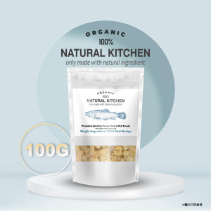 Natural Kitchen 凍乾鱈魚粒 100G
