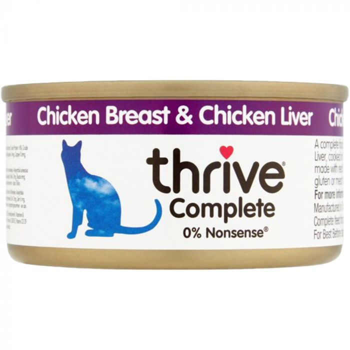 Thrive 脆樂芺 雞+雞肝罐頭 75G