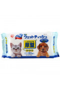 日本 IRIS - 寵物濕紙巾特惠裝厚型80片
