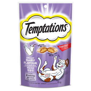 Temptations 貓小食香滑牛奶味 75g