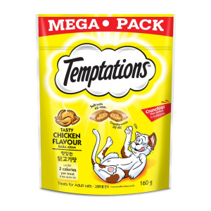 Temptations 貓小食火烤嫩雞口味 160g