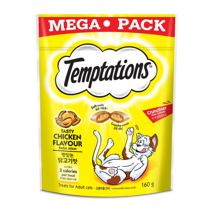 Temptations 貓小食火烤嫩雞口味 160g