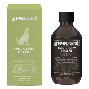 K9 Natural - 亞麻仁油＋藍冰鱈魚油 (針對皮膚健康護理) 紐西蘭 狗隻保健品 (175ml)
