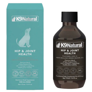 K9 Natural - 亞麻仁油＋藍冰鱈魚油 (針對關節健康) 紐西蘭 狗隻保健品 (175ml)