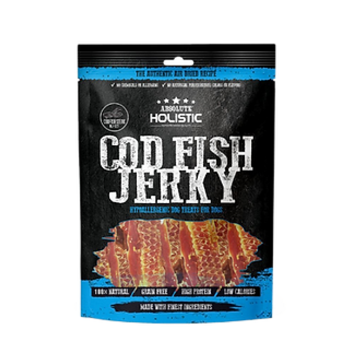 Absolute Holestic 高級天然小食 Jerky - 鮮鱈魚塊100g  (AJ-02F)