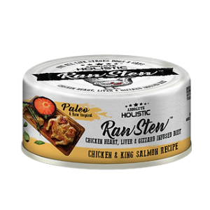  Raw Stew - 雞肉+三文魚+雞肉精萃80g(貓狗食用)