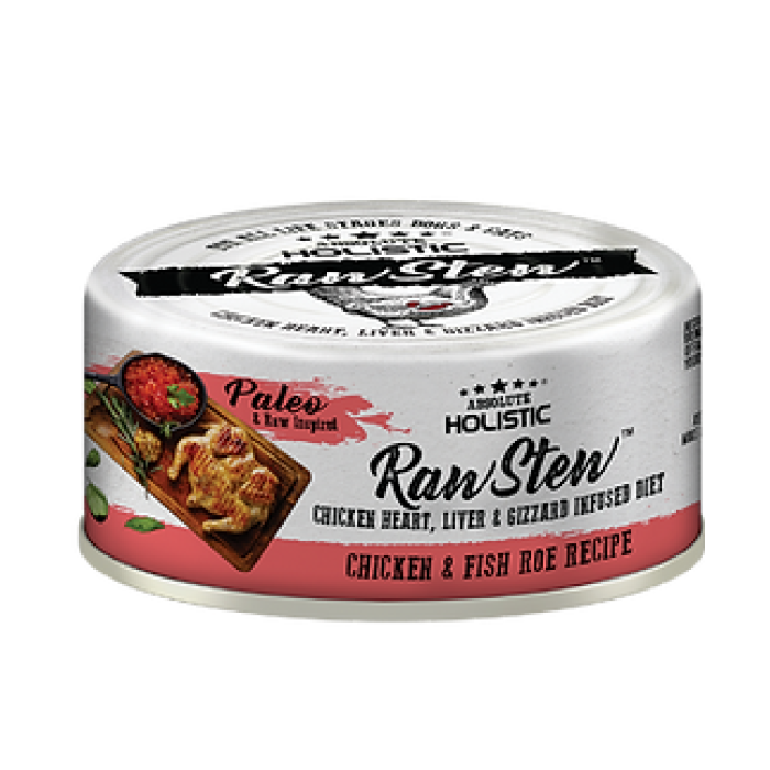  Raw Stew - 雞肉+飛魚子+雞肉精萃80g(貓狗食用)