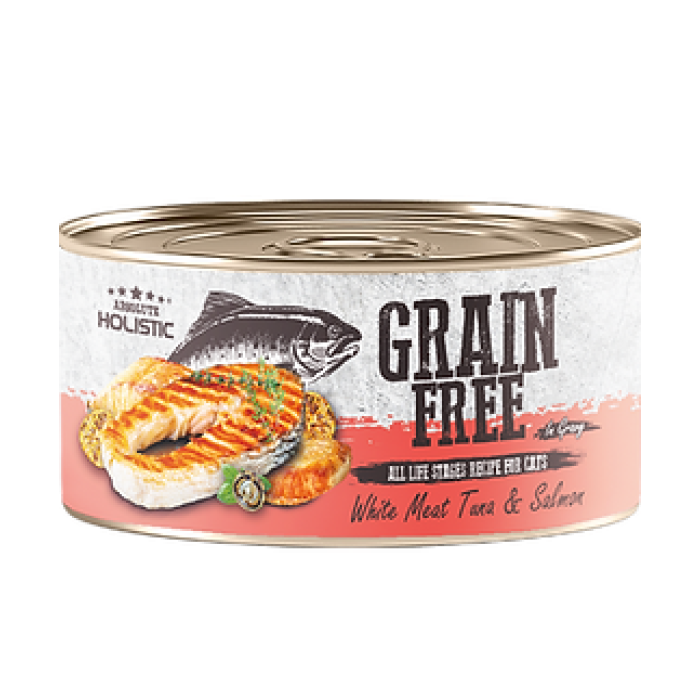 Grain Free - 白肉吞拿魚+三文魚80g
