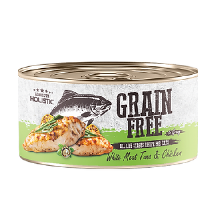 Grain Free - 白肉吞拿魚+雞肉80g
