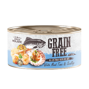 Grain Free - 白肉吞拿魚+帶子80g