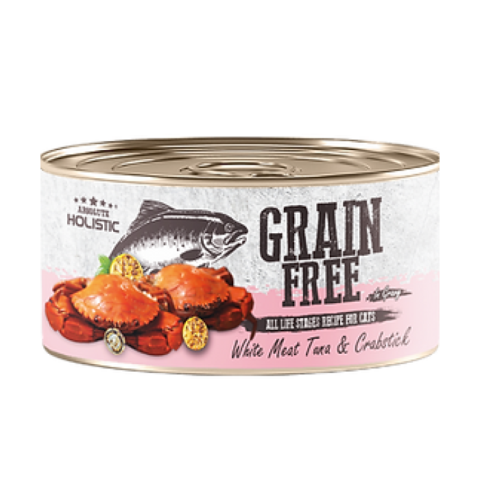 Grain Free - 白肉吞拿魚+蟹柳80g