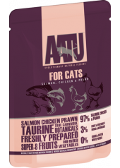 AATU 雞+三文魚 全配方貓濕糧 85g 