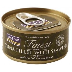 Fish4Cats Finest海藻及吞拿魚 貓罐頭Tuna Fillet with Seaweed 70g