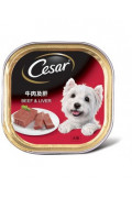 Cesar 西莎經典餐盒 純鮮肉系列 (牛肉及肝) 100g 